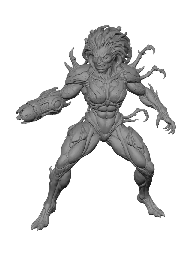 3D model for Alien Creature