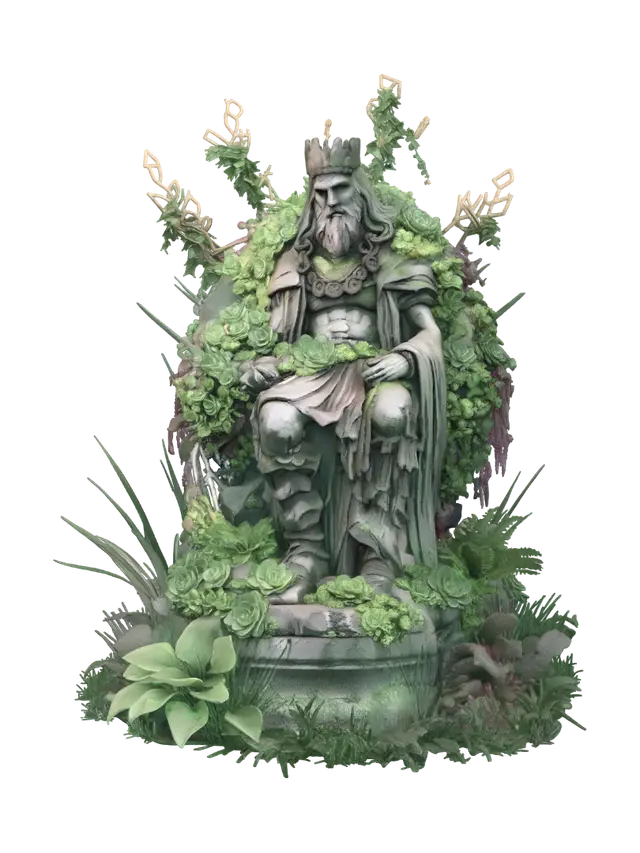 Verdant Sovereign 3D model, vytvořený pomocí AI