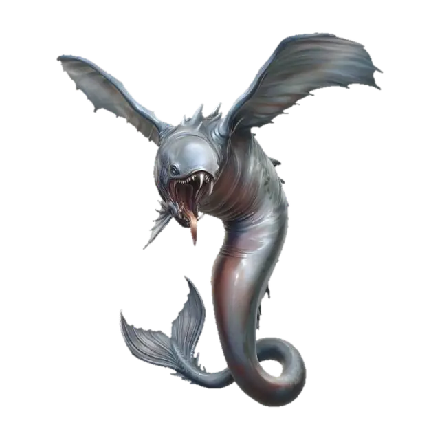 Azure Leviathan - Kraken 3D model, vytvořený pomocí AI