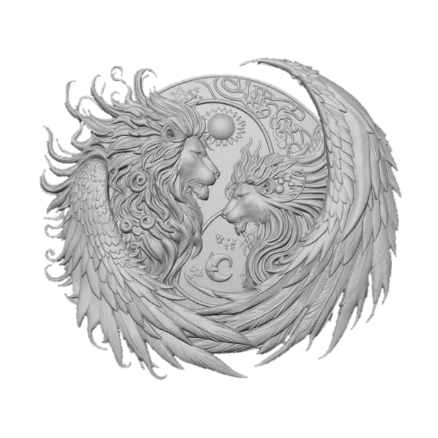 3D model for Fire and Ice Phoenix