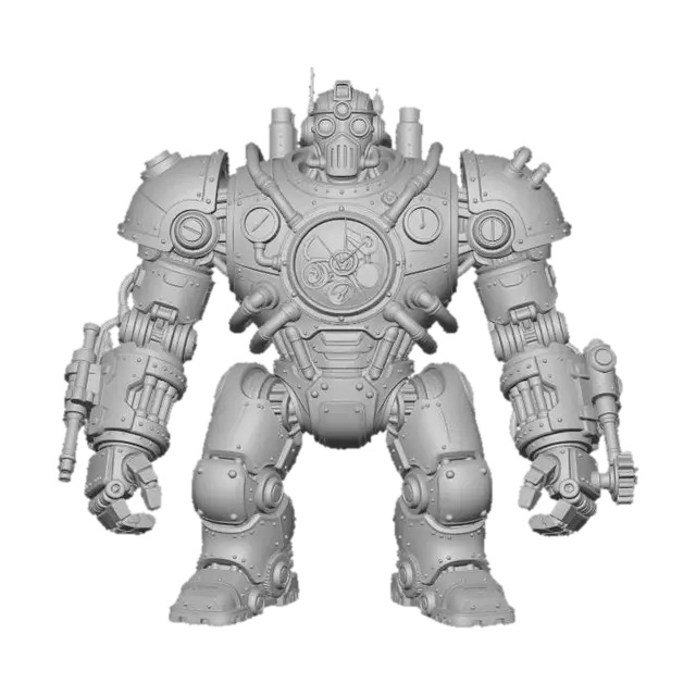 3D model for Steampunk Fantasy Mech v3