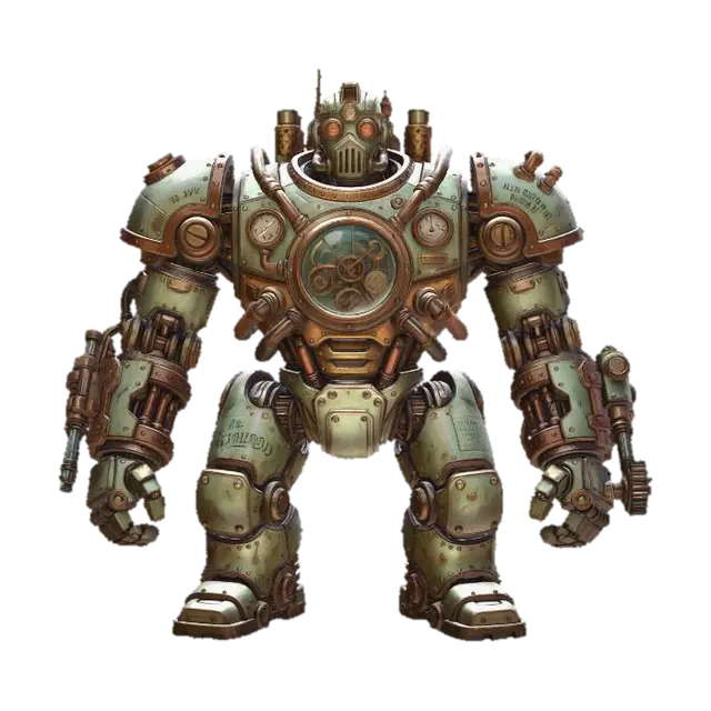 3D model for Steampunk Fantasy Mech v3