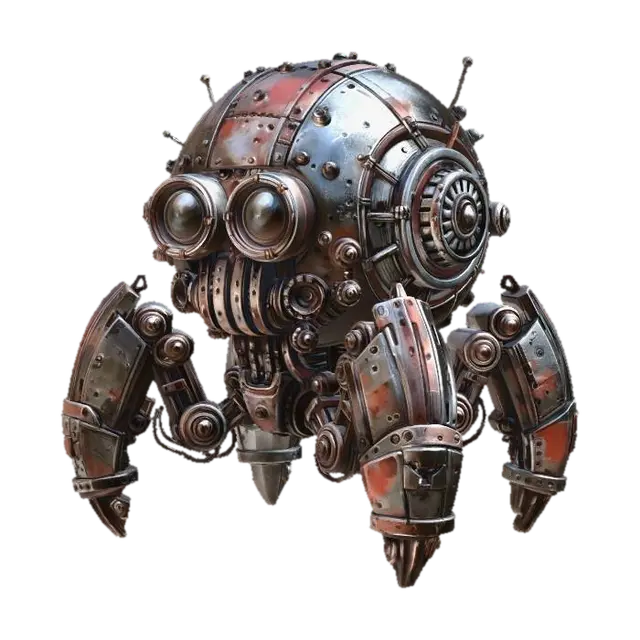 3D model for Steampunk Sphere Robot