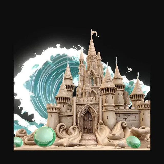 3D model for Castle of the Tide