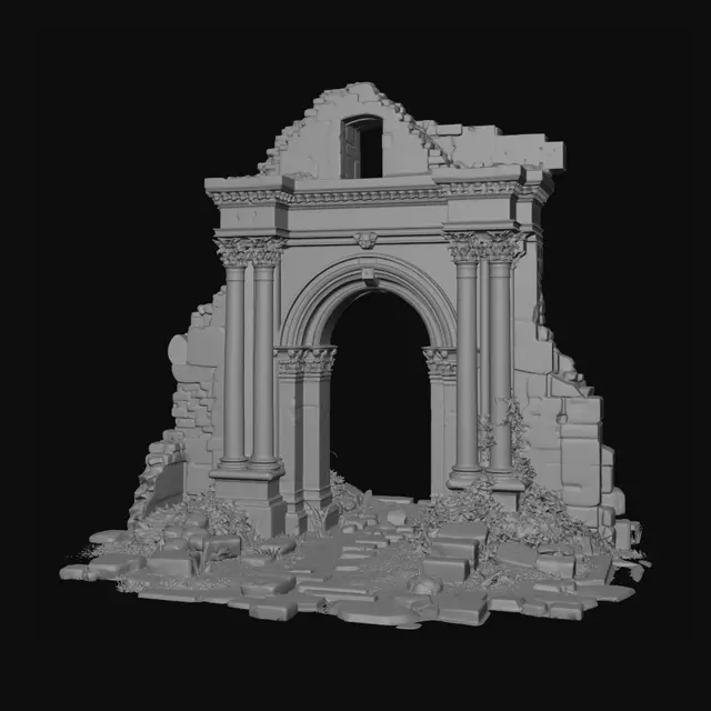 3D model for Ruined Archway
