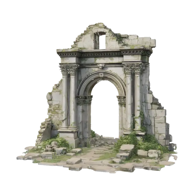 3D model for Ruined Archway