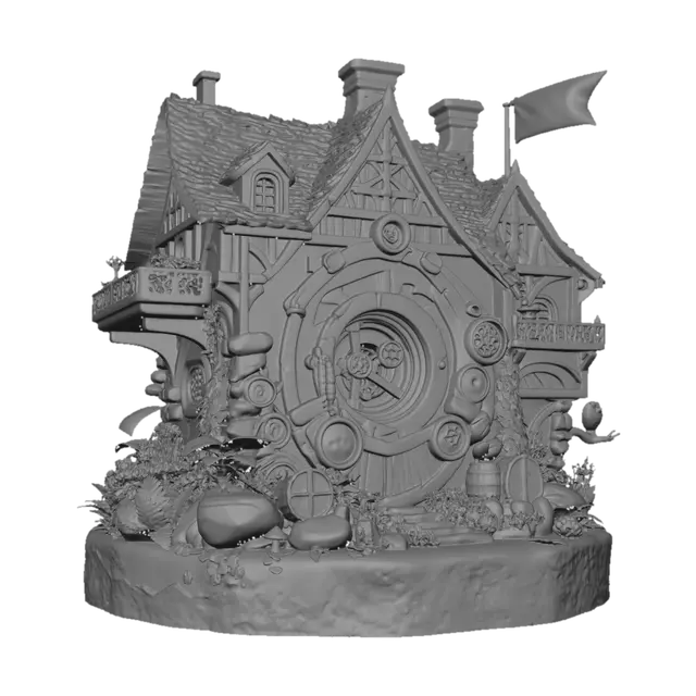 3D model for Clockwork Cottage