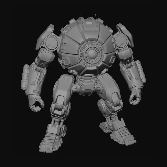 3D model for Crimson Core Sentinel