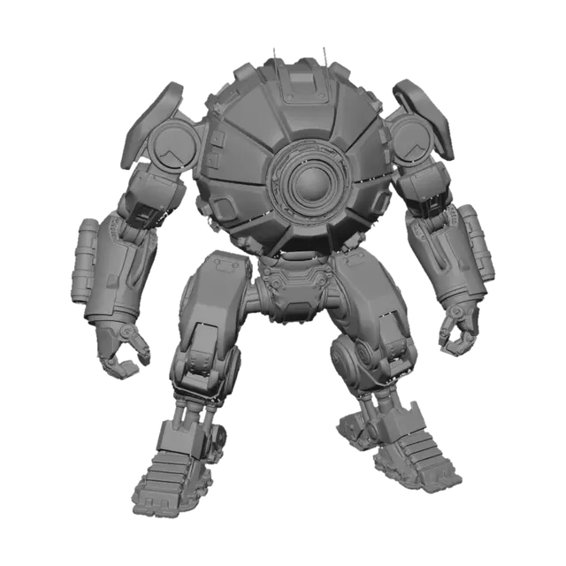 3D model for Crimson Core Sentinel
