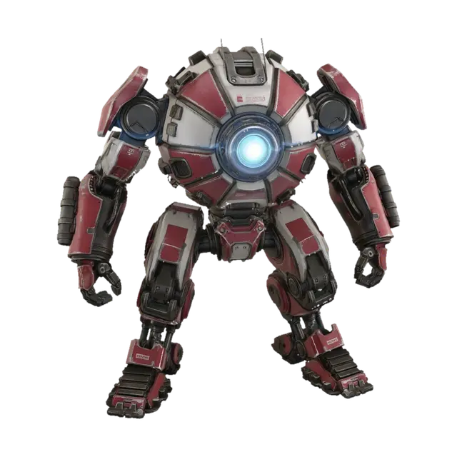 3D model for Crimson Core Sentinel