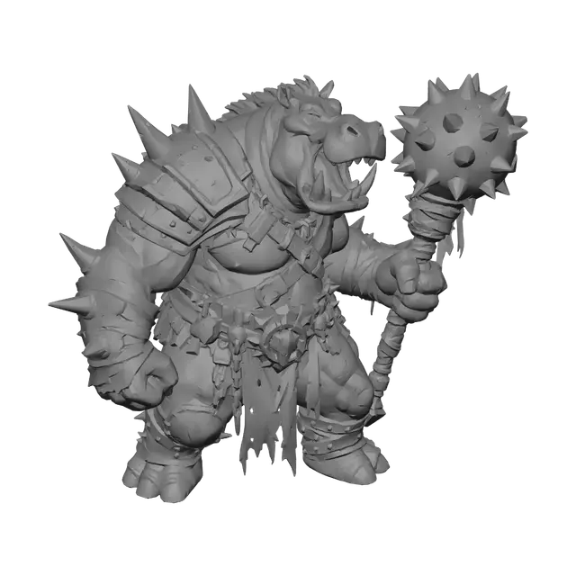 3D model for Ogre Warrior