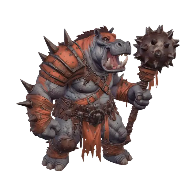 3D model for Ogre Warrior