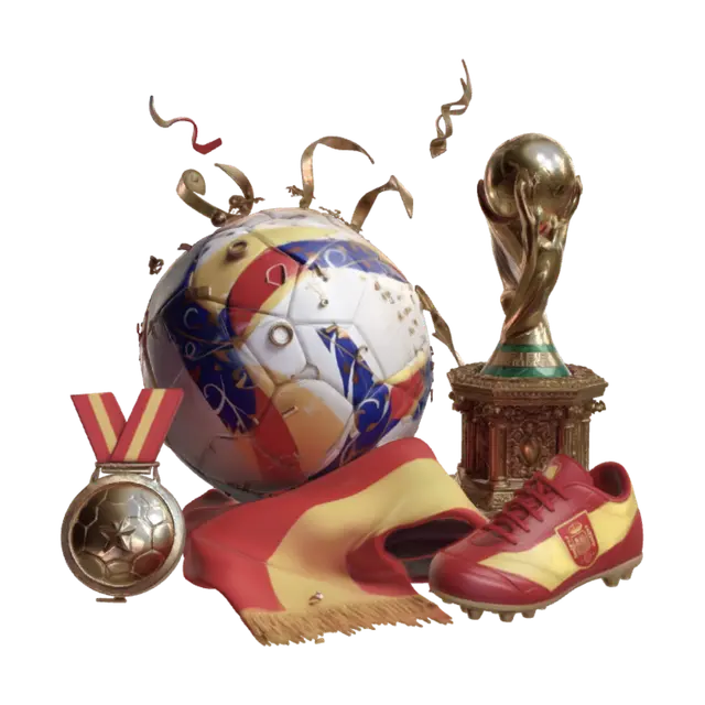 3D model for Spanish World Cup Triumph