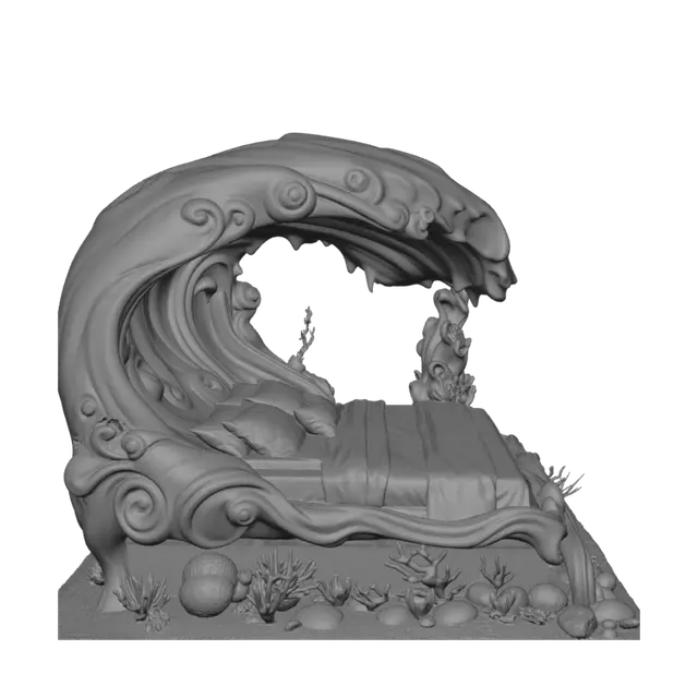 3D model for Wavecrest Bed of Coral Dreams
