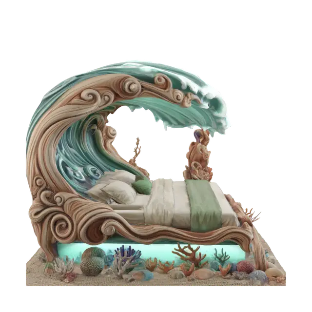 3D model for Wavecrest Bed of Coral Dreams