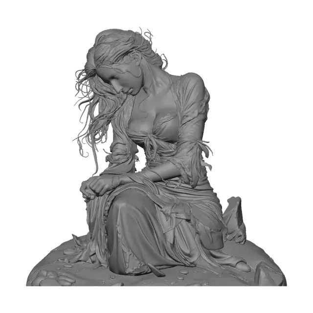 3D model for Elegy in Tattered Silk