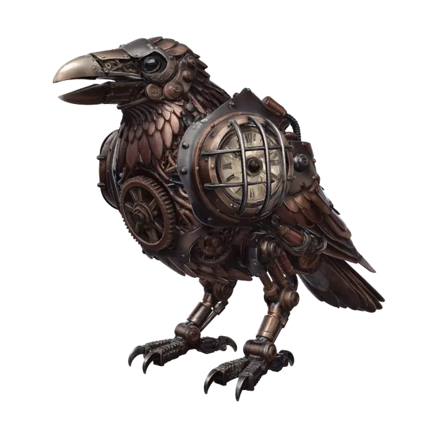 3D model for Clockwork Raven