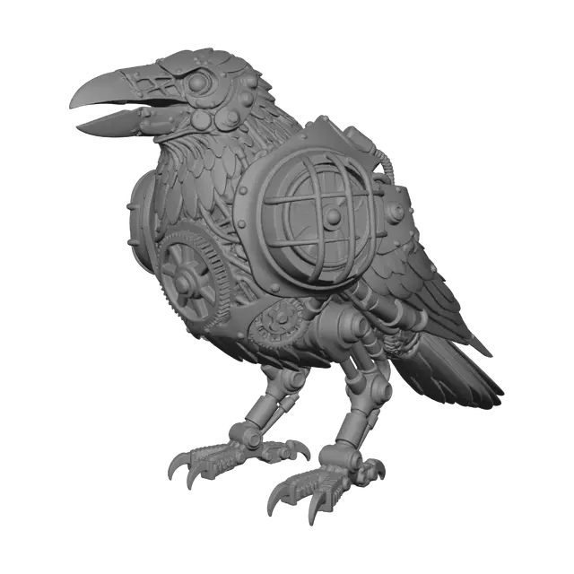 3D model for Clockwork Raven