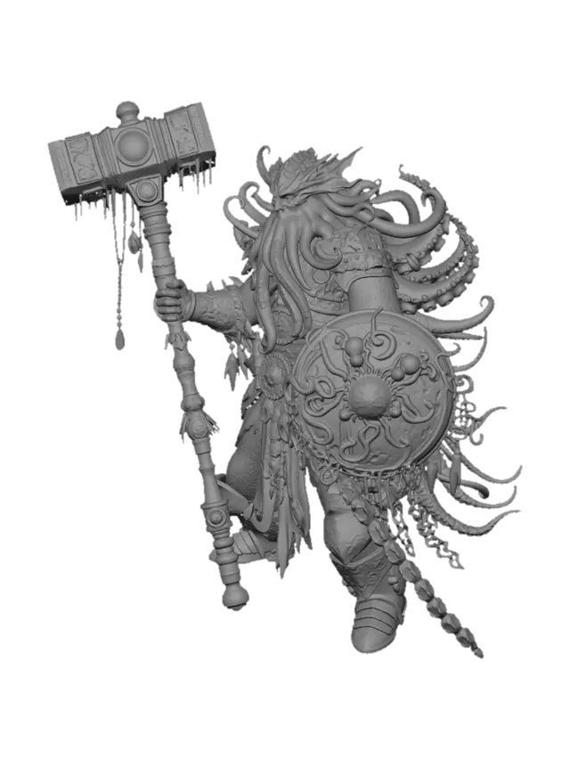 3D model for Icebound Kraken Knight