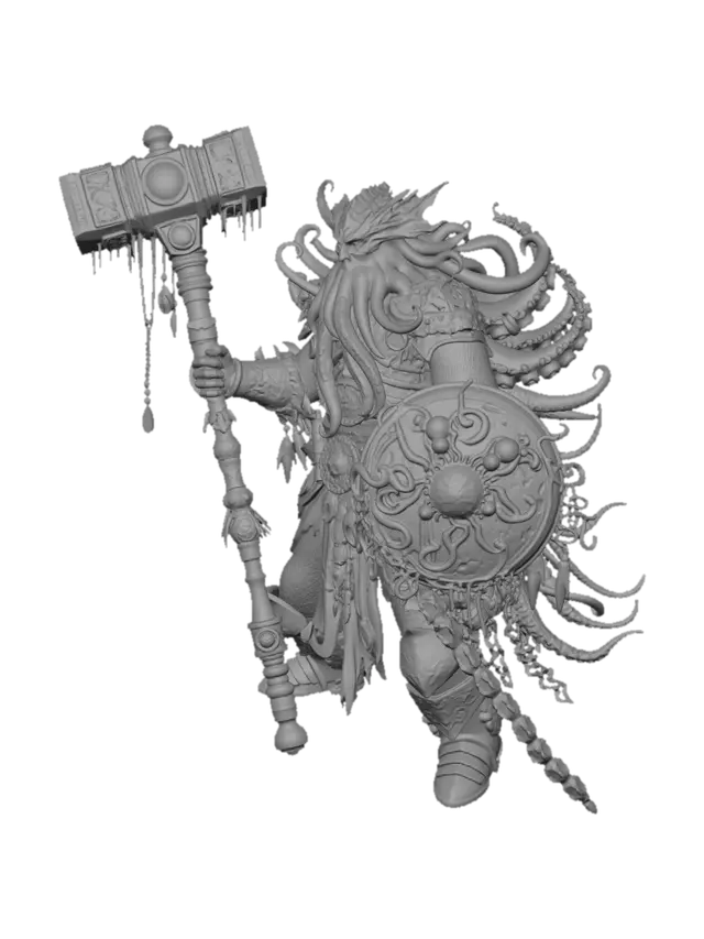 3D model for Icebound Kraken Knight