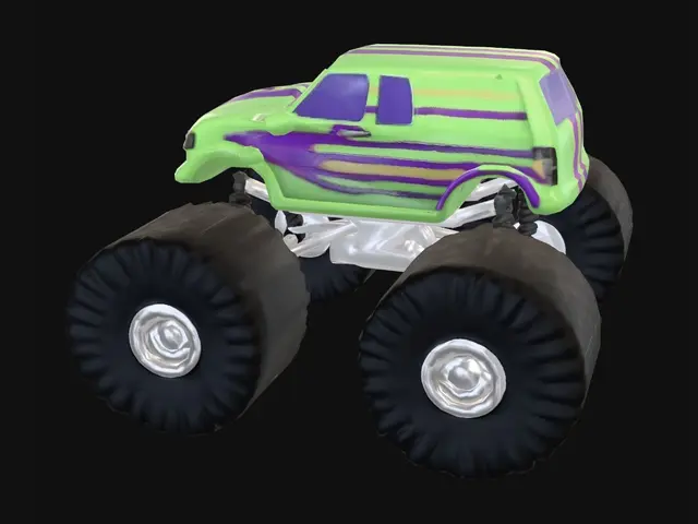 3D model for Neon Green Monster Truck