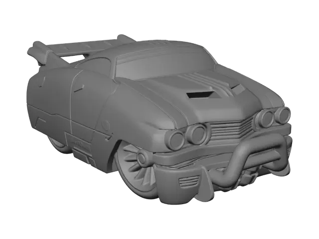 3D model for Flame Fury Hot Rod