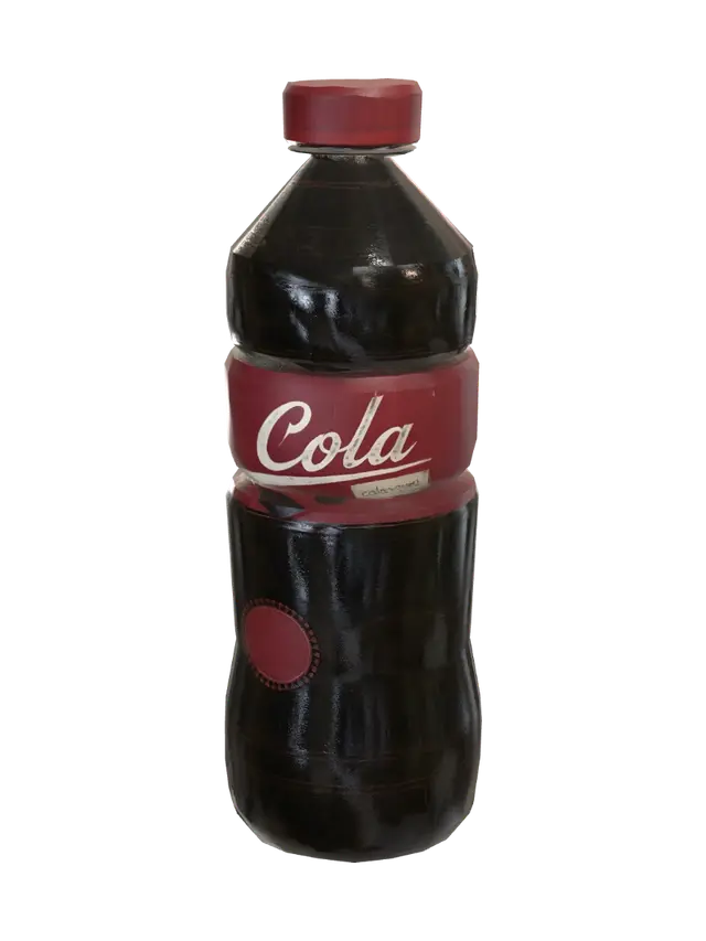 3D model for Blue Plastic Water Bottle