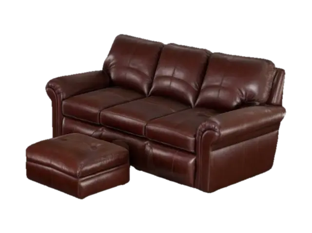 leather sofa lazy boy - Comfortable 3D model, vytvořený pomocí AI