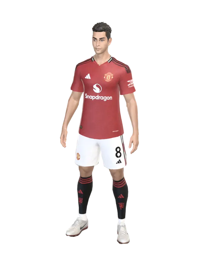 United Player - Sticker 3D model, vytvořený pomocí AI