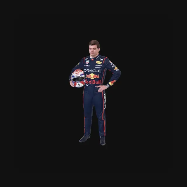 3D model for Red Bull Driver Portrait
