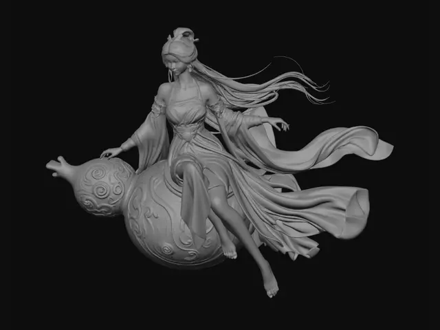 3D model for Celestial Maiden on the Luminous Orb