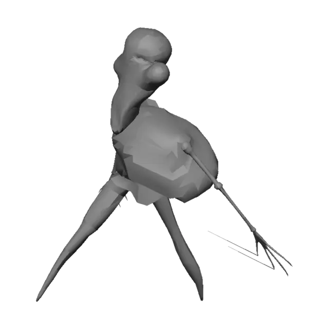 3D model for Longfingered Specter