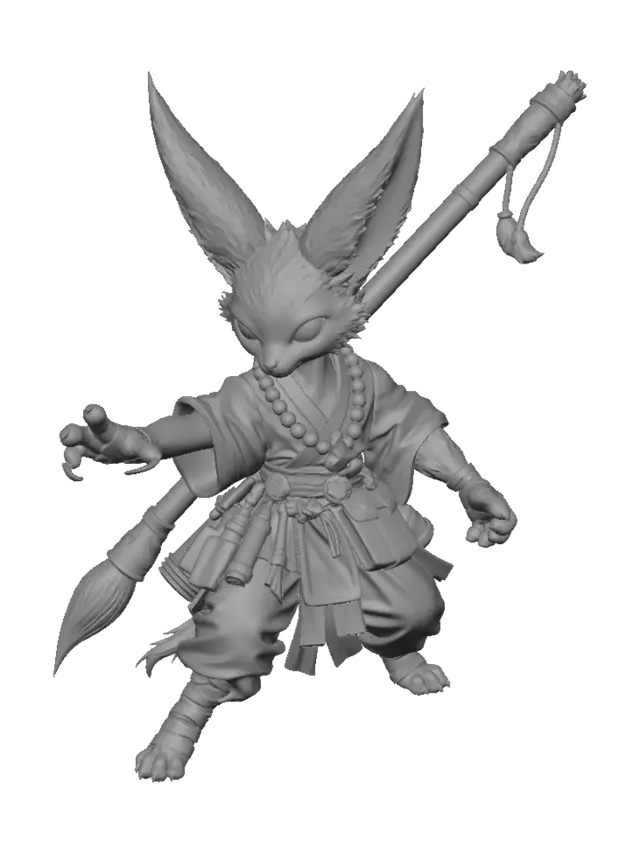3D model for Ember Ink Monk
