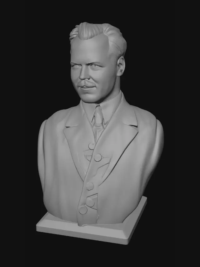 3D model for Portrait of a 1930s Gentleman