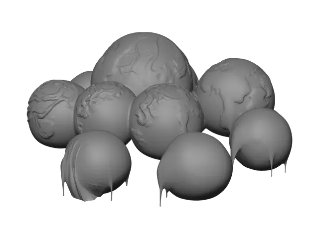 3D model for Fire and Ice on the Beach