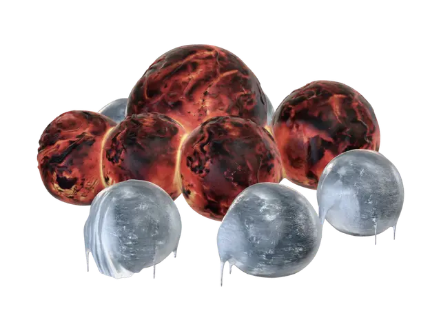 3D model for Fire and Ice on the Beach
