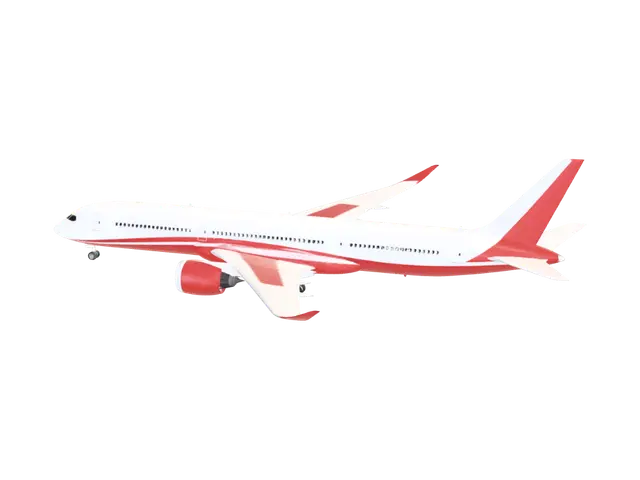 Boing 787 Dreamliner - Commercial 3D model, vytvořený pomocí AI