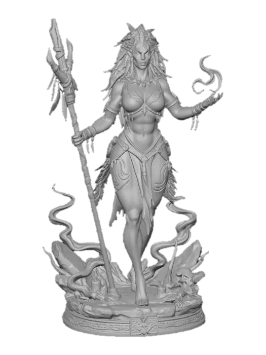 3D model for Verdant Enchantress of the Bone Altar