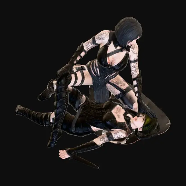 3D model for Midnight Duel in the Iron Court