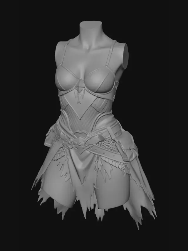 3D model for Midnight Armor