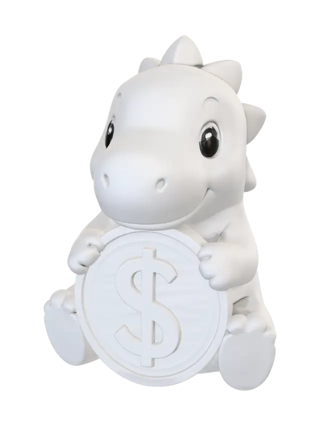 3D model for Dollar Dino