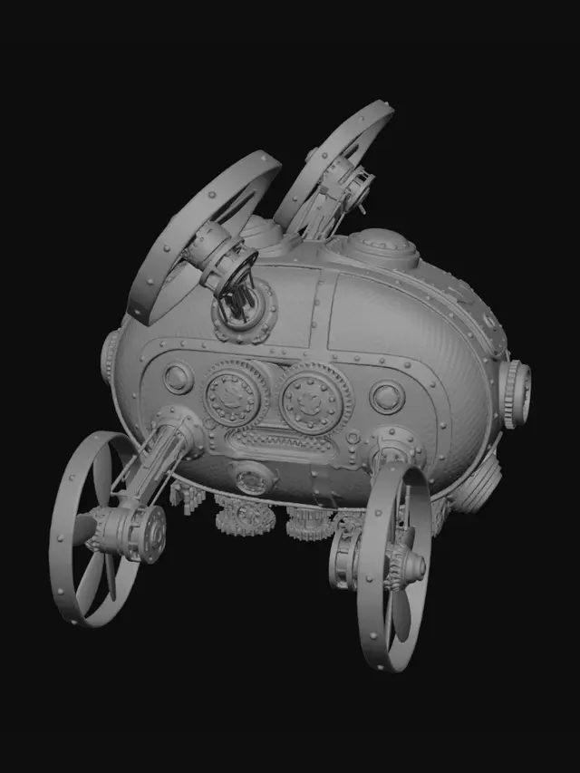 3D model for Brass Orb of Gears