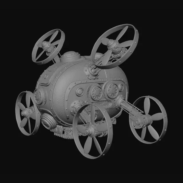 3D model for Brass Orb of Gears