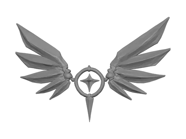 3D model for Azure Wings Crest