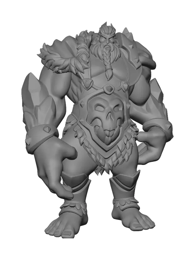 3D model for Icebound Skullbrute