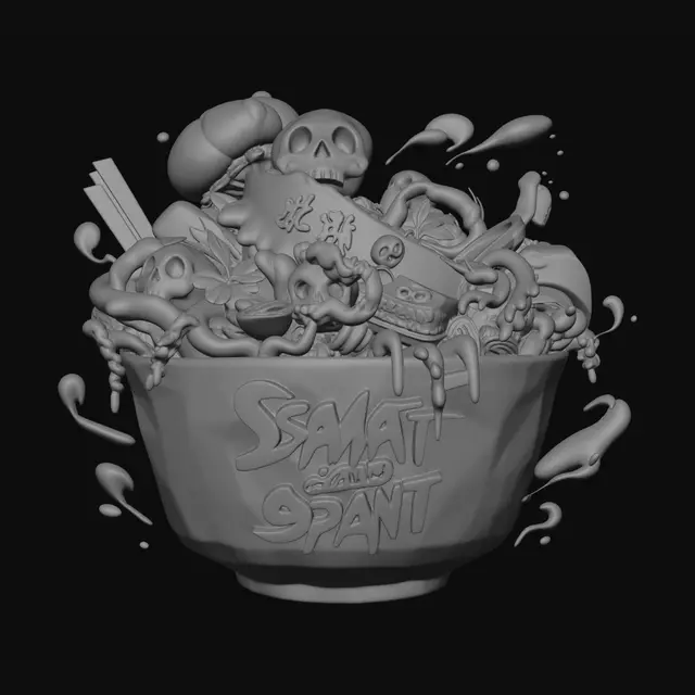 3D model for Noodle of the Dead