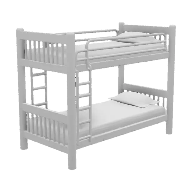 3D model for Military bunk bed, bed, field bed, stackable bed, bed, bunk bed