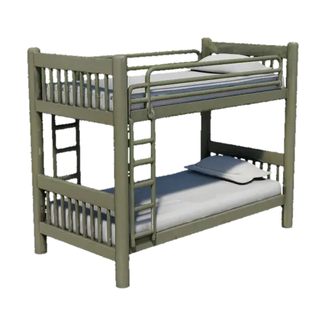 3D model for Military bunk bed, bed, field bed, stackable bed, bed, bunk bed