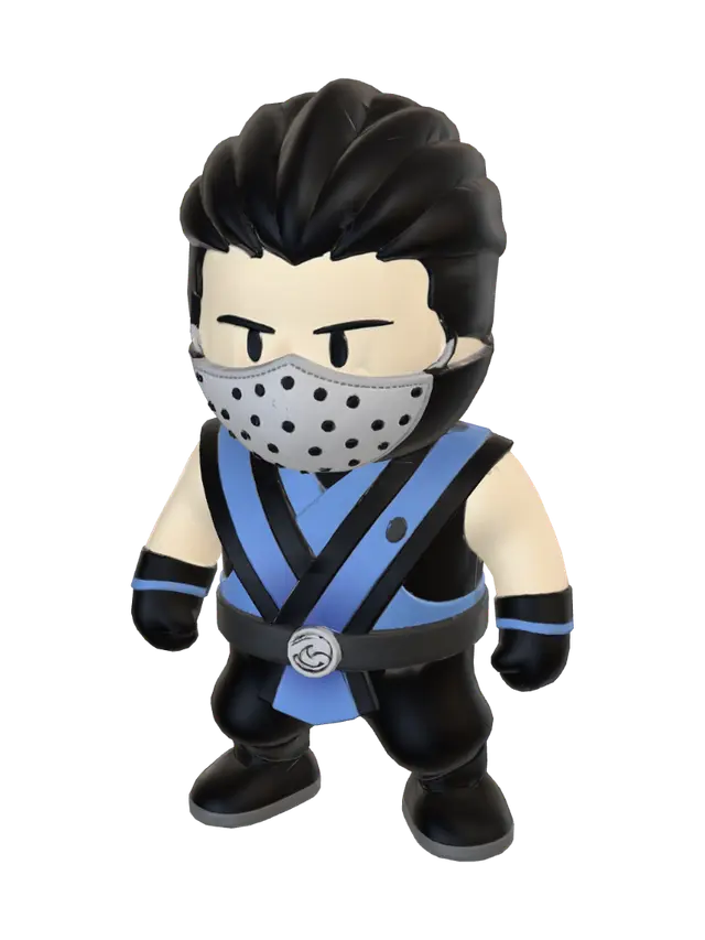 3D model for Blue Striped Ninja