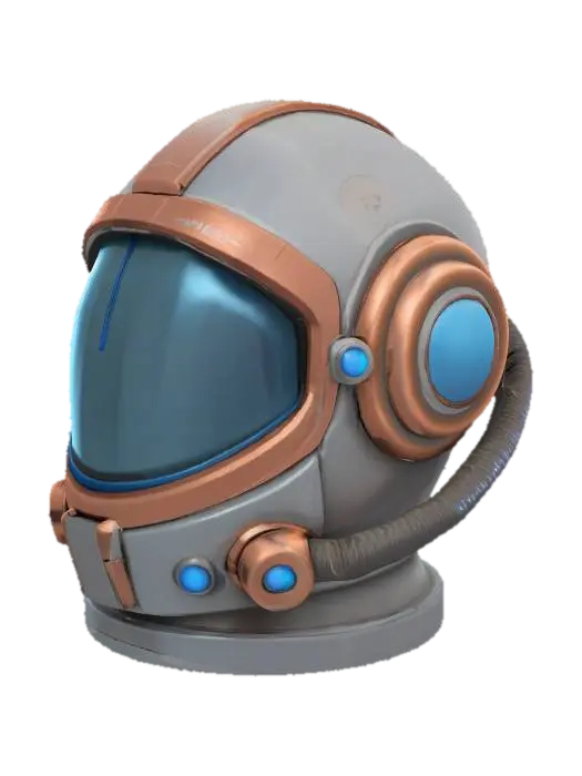 3D model for Astronaut Helmet Icon